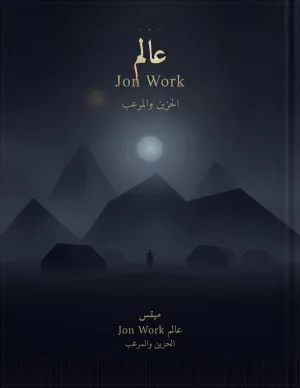 غلاف كتاب الحزين المرعب Jon work 3